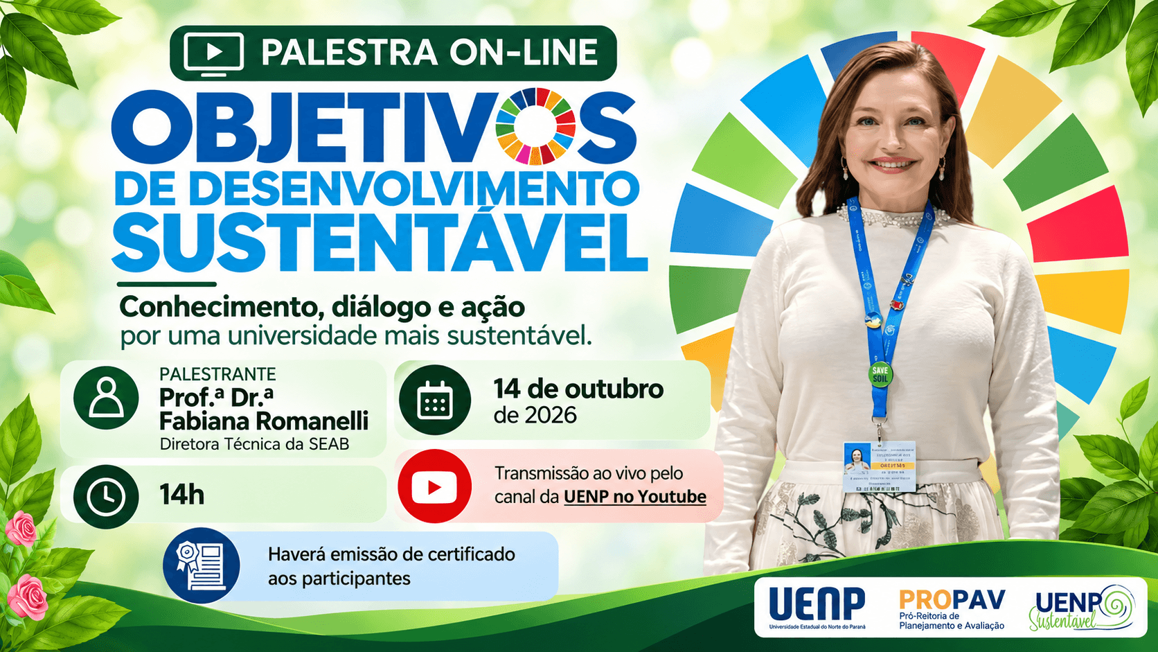 Palestra On-line_ Objetivos de Desenvolvimento Sustentável